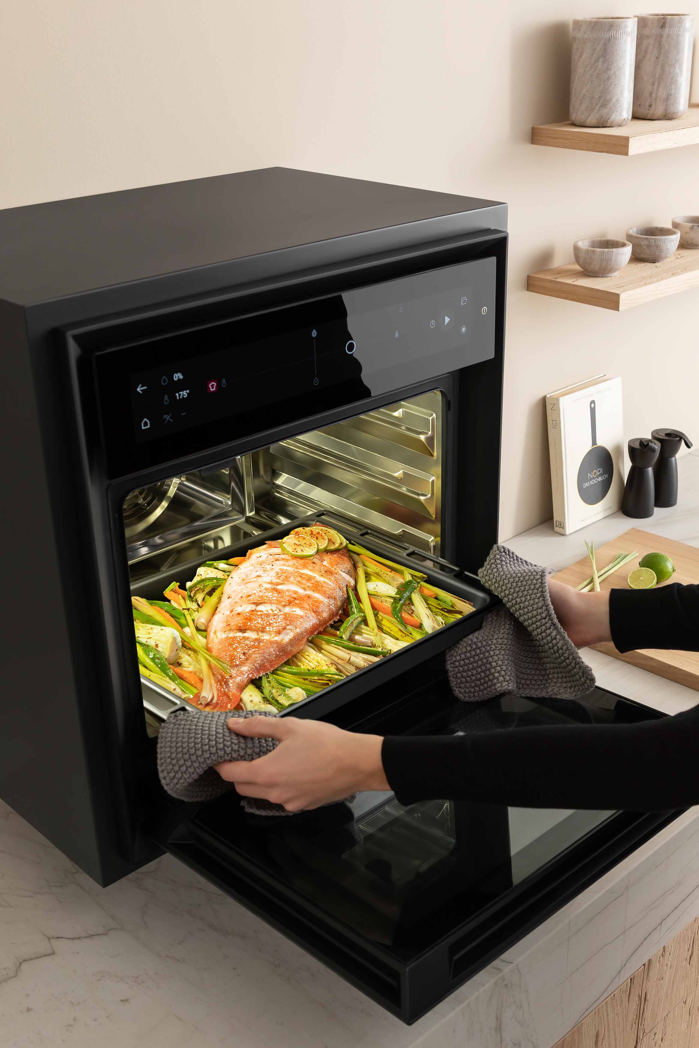 Dampfbackofen BORA XBo Fischgericht Dampfbackofen BORA XBo Fischgericht